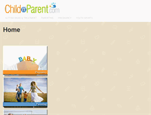 Tablet Screenshot of childnparent.com